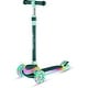 preview thumbnail 9 of 52, 3-Wheel Kids Scooter with Multi-Color Lights on Deck & Wheels – 5-Height Adjustable Handlebar, Aqua