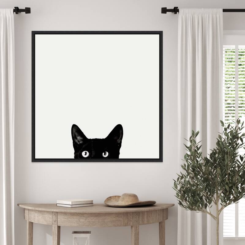 Curiosity Framed Canvas Wall Art Print
