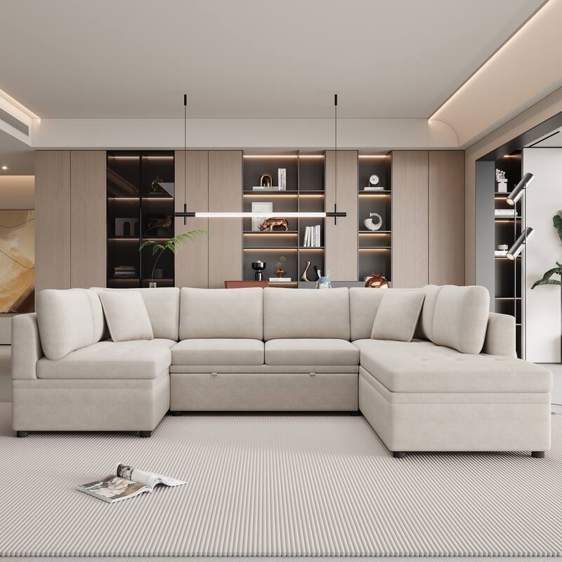 Power Recliner Corner Sofa Reclining Sofa Sectional Couches with Cup Holders, USB Ports and Power Socket for Living Room