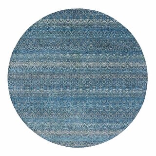 Georgian Blue Kohinoor Herat Design With Small Geometric Repetitive ...