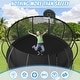 preview thumbnail 3 of 5, 15FT Trampoline,ArcPole,Composite TopLoop,Plus Basketball Board and 12 Ground Stakes,Outdoor Playset Balance Physical Training