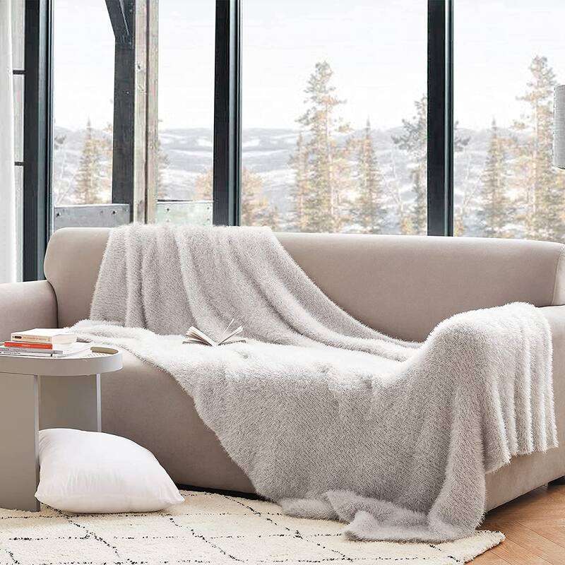 Cozy Potato® Crazy Messy Plush Throw Blanket