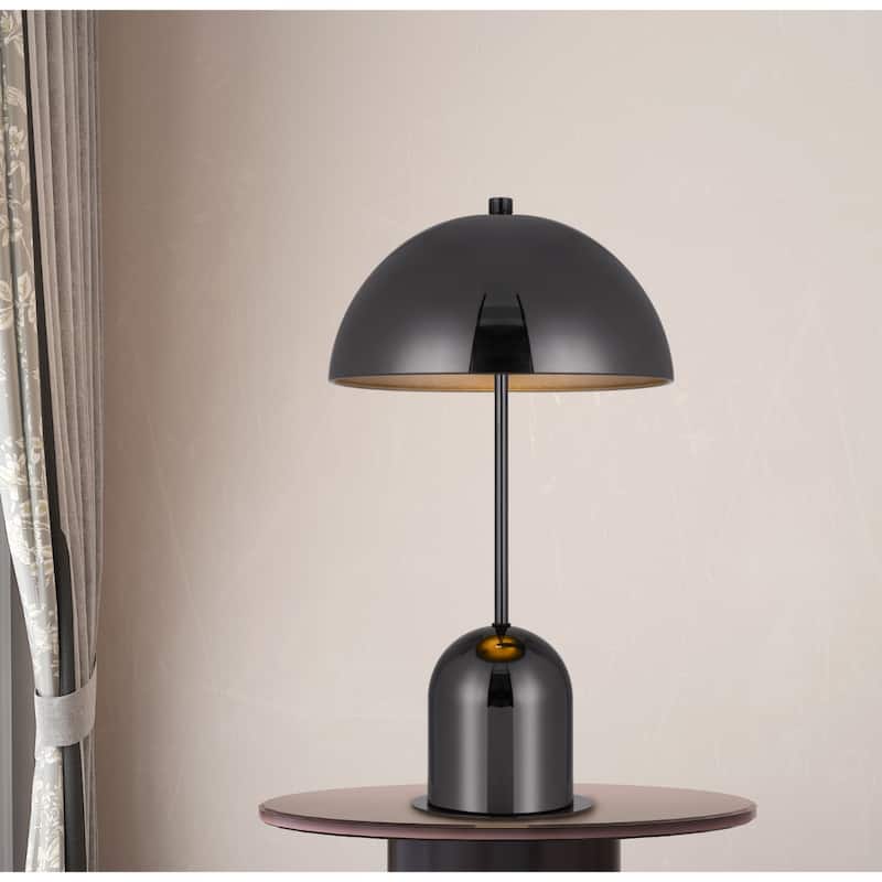 Modern 20 Inch Desk Lamp with Dome Shade and Adjustable Brightness - 11” x 11” x 20”