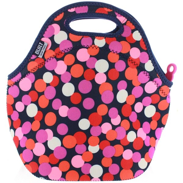 Built Ny Gourmet Getaway Neoprene Lunch Tote Dot Candy Navy