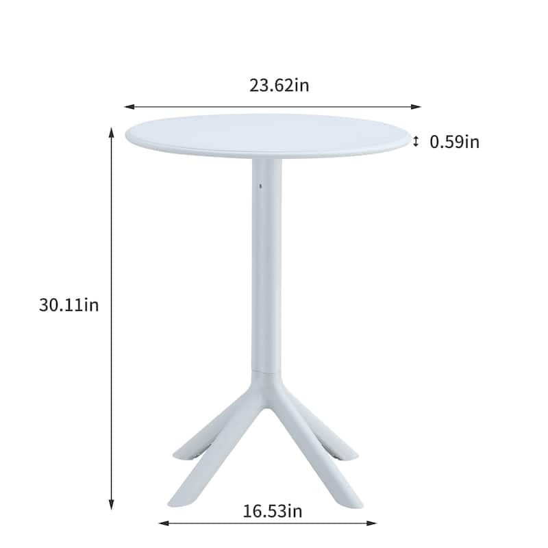 3 piece plastic arm chair Bistro GRS Premium Ocean Plastic