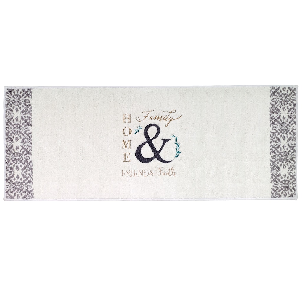 Avanti Linens Modern Farmhouse Double-Vanity Rug