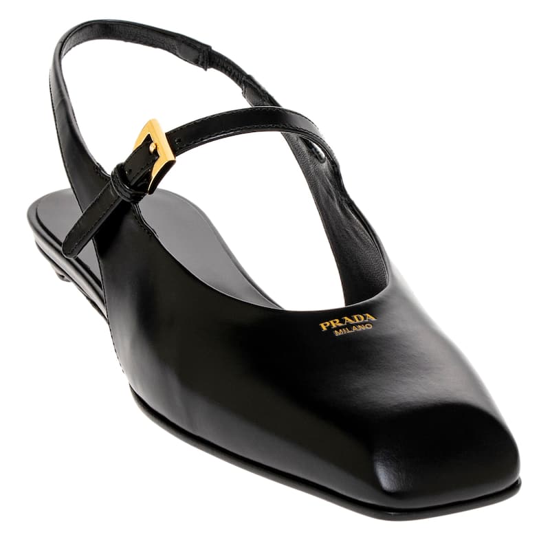 Prada Slingback Ballerina Pumps - 38 EU