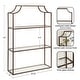 preview thumbnail 22 of 69, Kate and Laurel Ciel 4-tier Wall Shelf