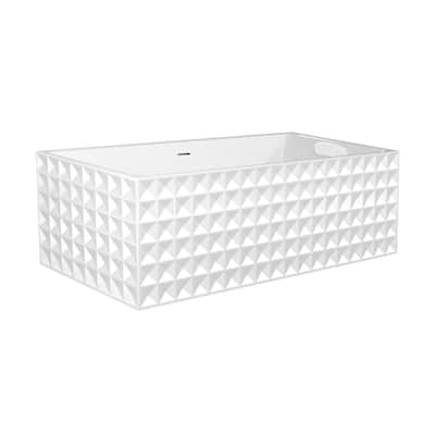 Transolid K-AFTD6731-G31 Delmare 67" Free Standing Acrylic Soaking Tub