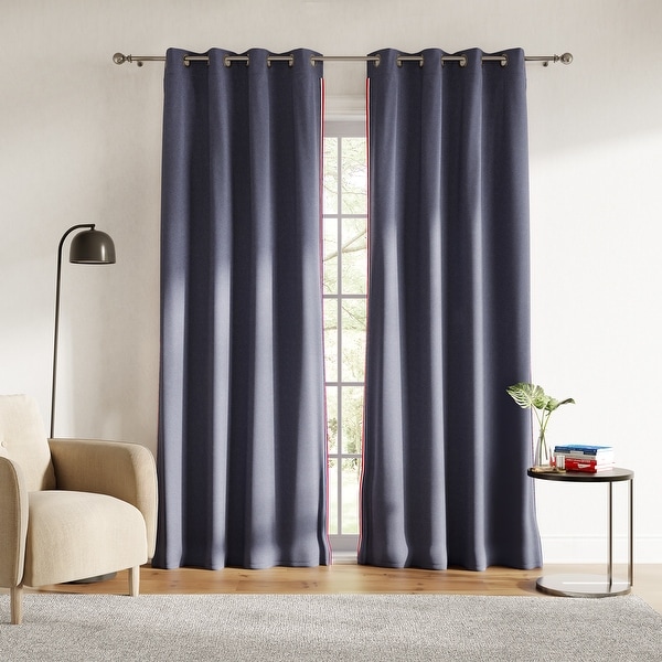 Tommy Hilfiger Hilfiger Stripe Curtain Panel Pair - Bed Bath \u0026 Beyond -  40109158