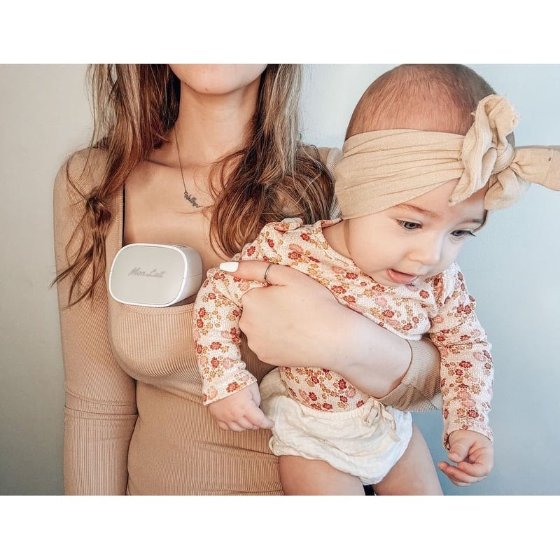 Mon Lait Pump - Hands-free, wearable breast pump - White