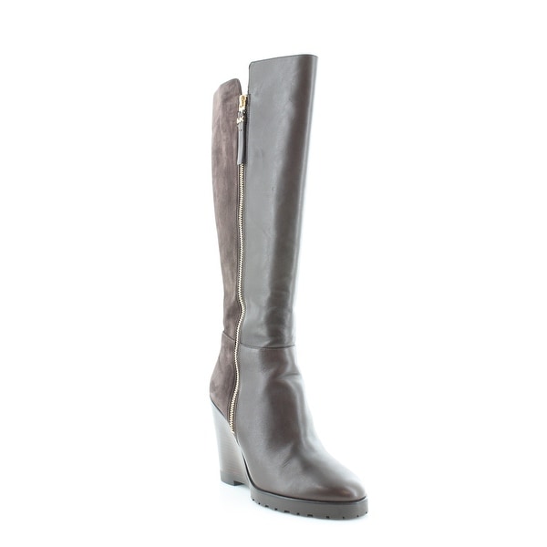 michael kors clara wedge bootie