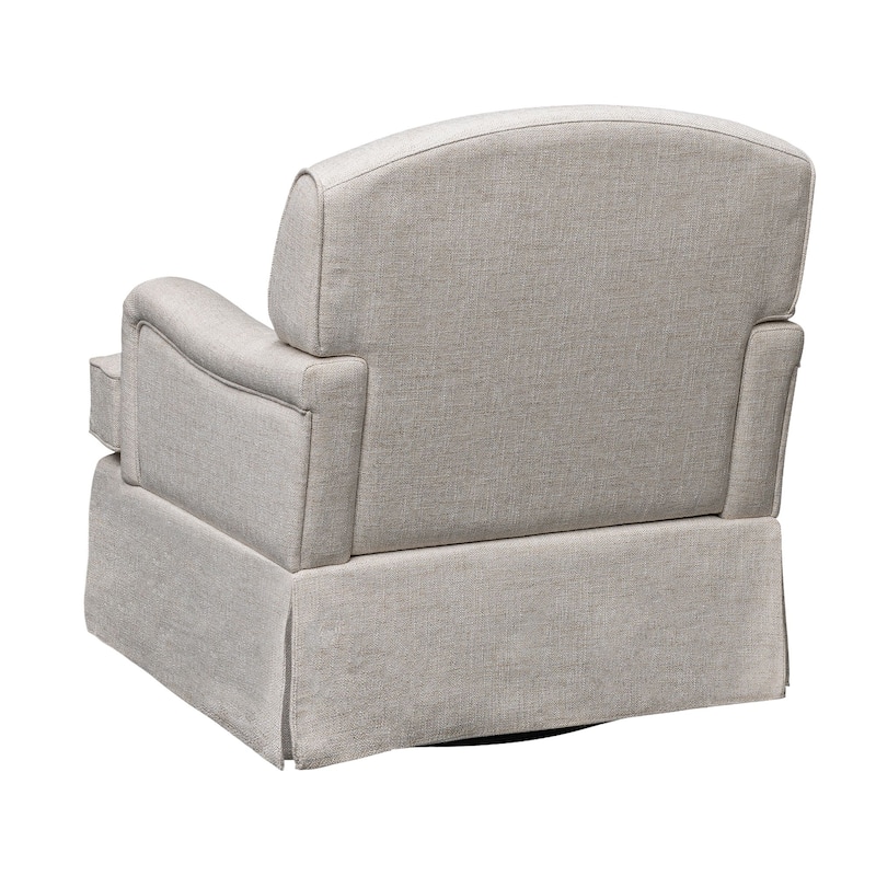 Martha Stewart Melody Swivel Glider Skirted ArmChair - See below