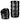 vancasso FORTE 6-Piece Stoneware Matte Black Round Baking Dish