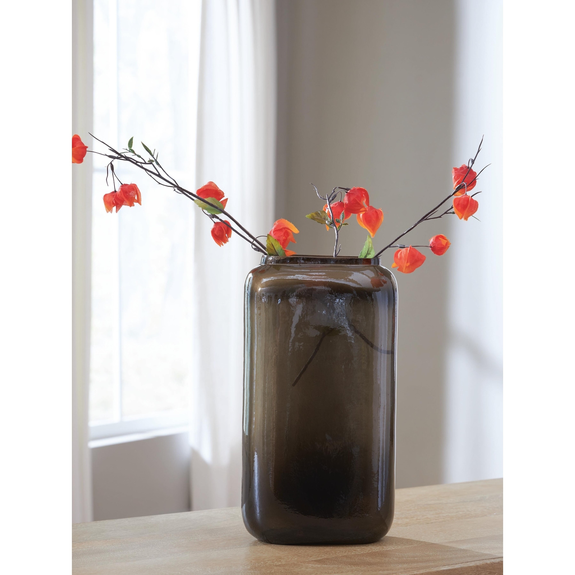 Signature Design by Ashley Sumner Gray/Gold Finish Vase