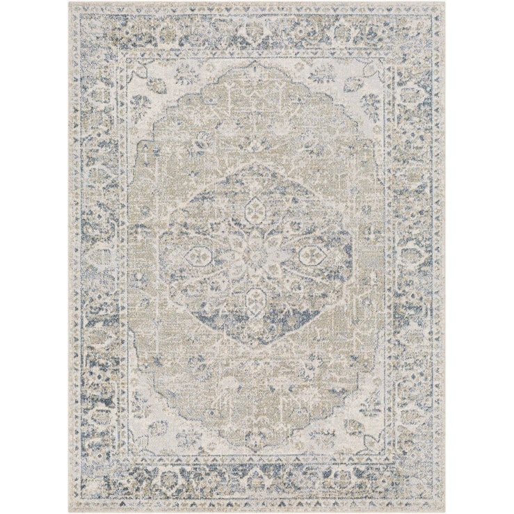 Livabliss Lillian Machine Washable Vintage Area Rug