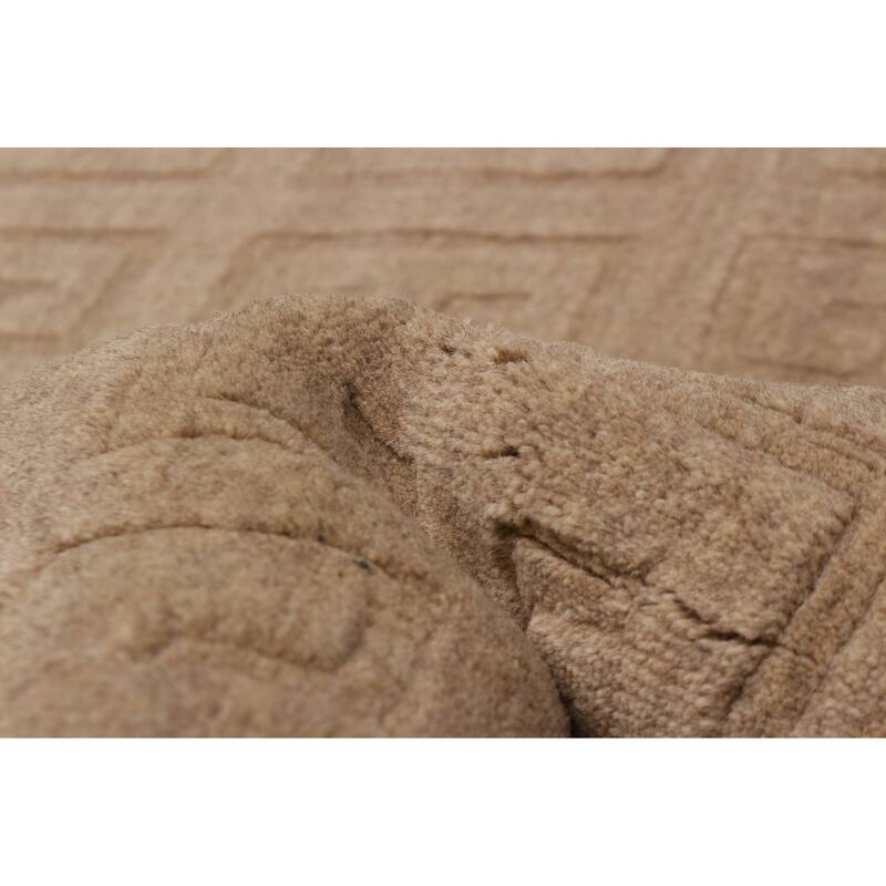 Kashkuli Gabbeh Tan Rug 8'0" x 11'0" - 8'0 x 11'0