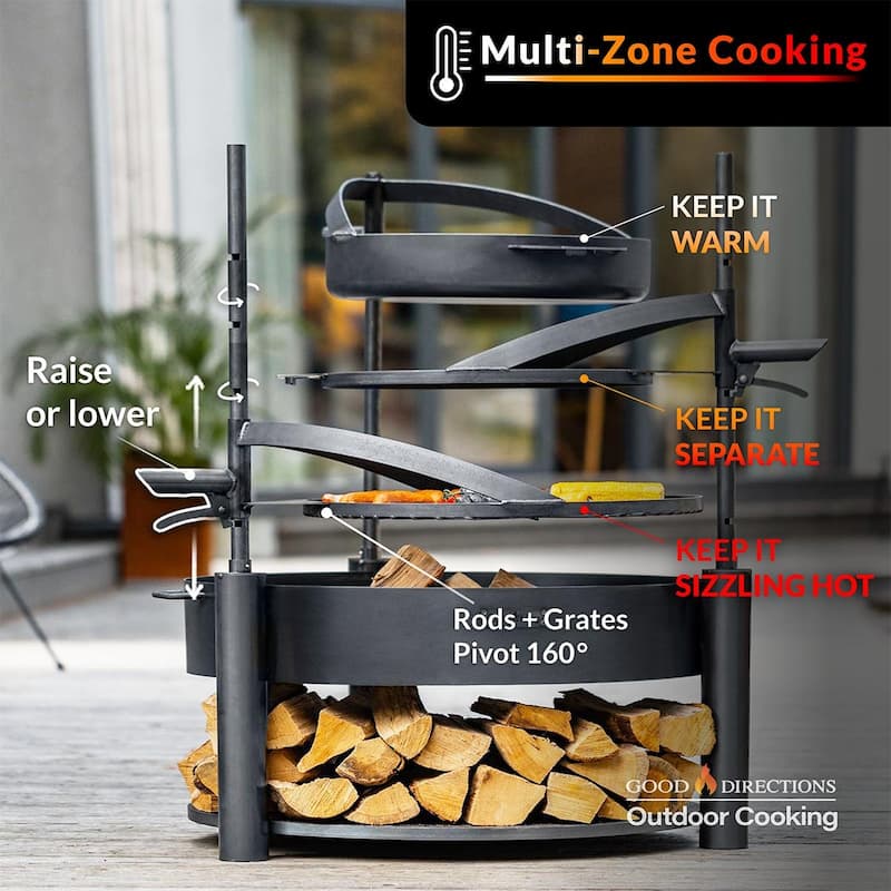 Montana X 32" Grill and Frying Pan Set