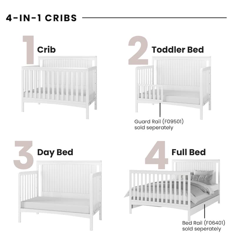 Forever Eclectic Scout 4-in-1 Convertible Crib by Child Craft