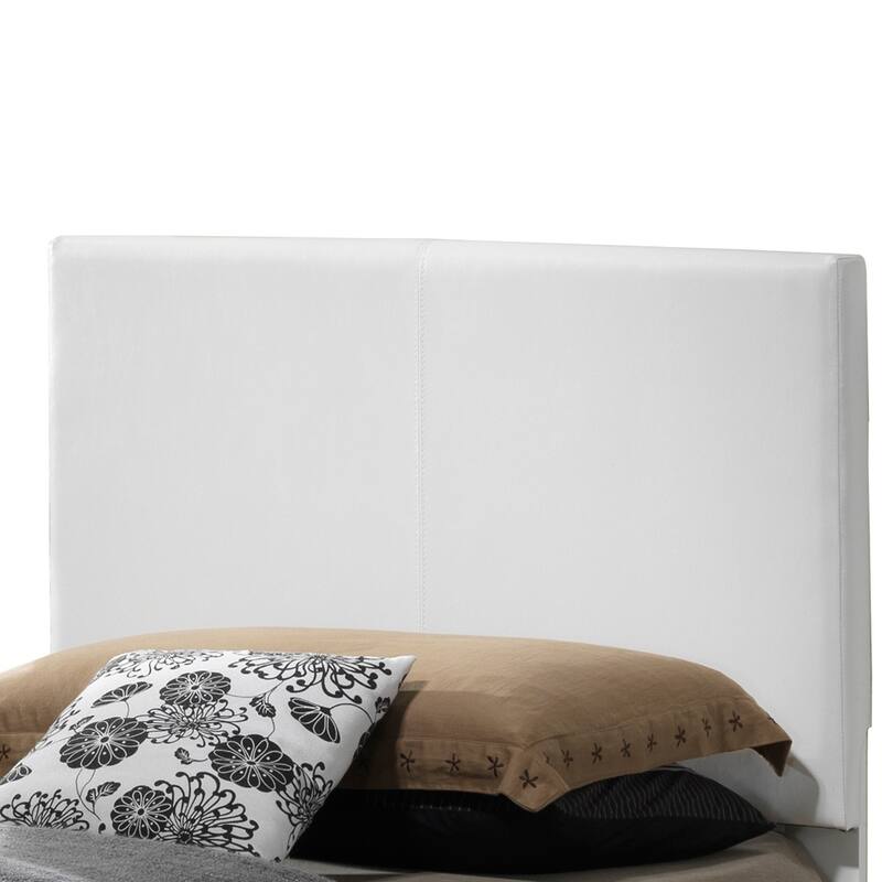 Twin Size PU Platform Bed with Foam Filler and Easy Assembly