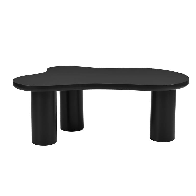 Cloud shaped easy to assemble coffee table