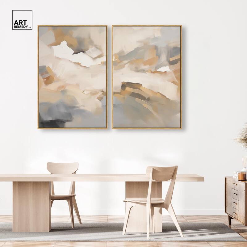 Lost in Thought Canvas Set of 2 by Art Remedy