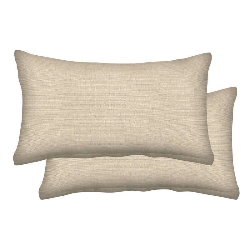 Textured Lumbar Toss Pillow (2-Pack) - 21" wide x 12" tall x 6" thick