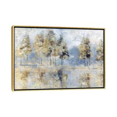 iCanvas "Blue Golden Forest" by Sally Swatland Framed Canvas Print