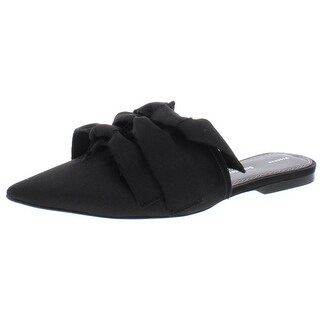 womens mules with bow