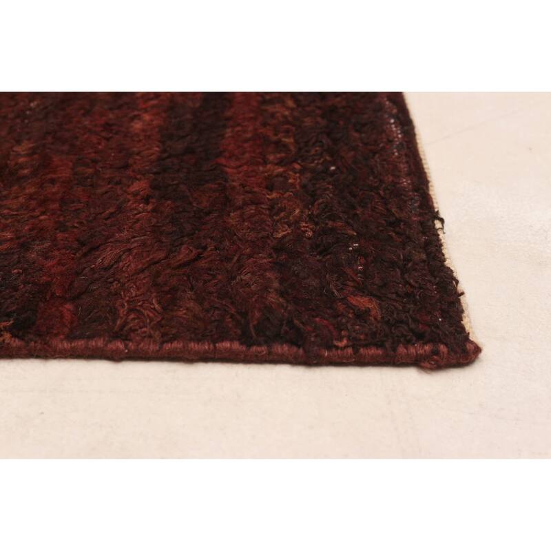 ECARPETGALLERY Hand-knotted Finest Peshawar Ziegler Burgundy Wool Rug - 9'10 x 9'8