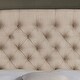 preview thumbnail 3 of 13, Isabella Diamond Tufted Wingback Upholstered Platform Bed