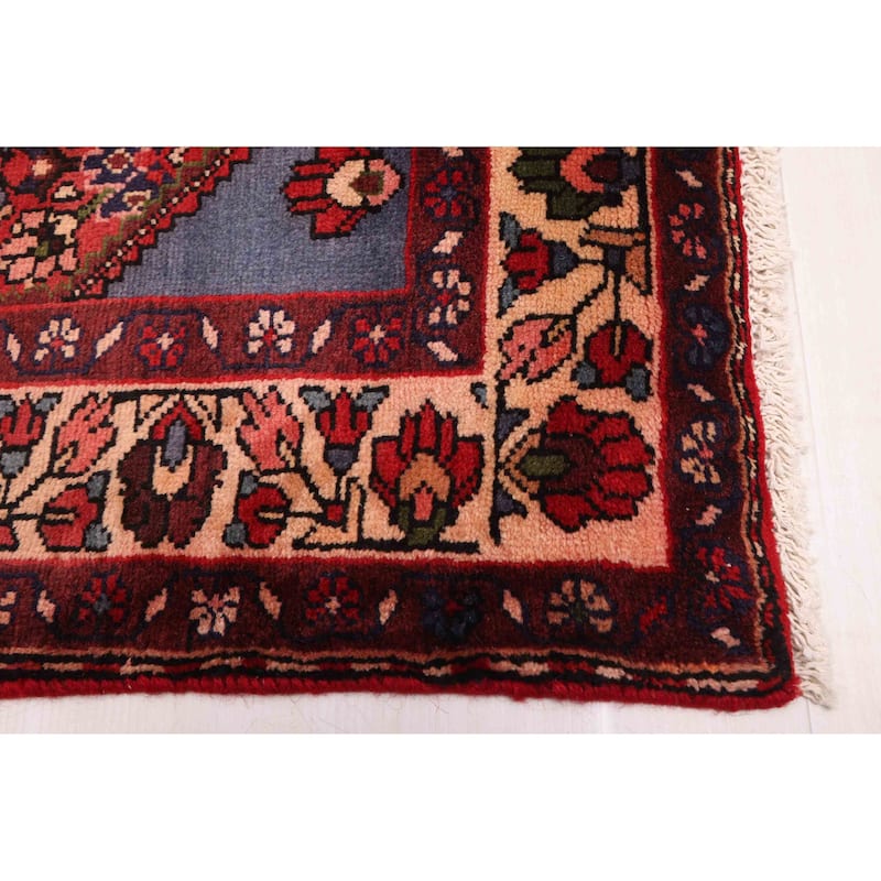 ECARPETGALLERY Hand-knotted Andelz Red Wool Rug - 3'6 x 9'4