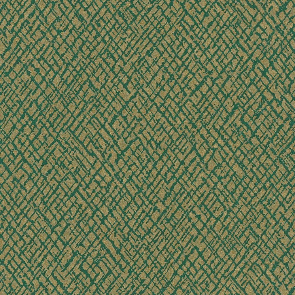 Galerie Wallcoverings Energy Collection Metallic Crosshatch Effect Wallpaper Roll - 33 feet long x 27.5 inches wide
