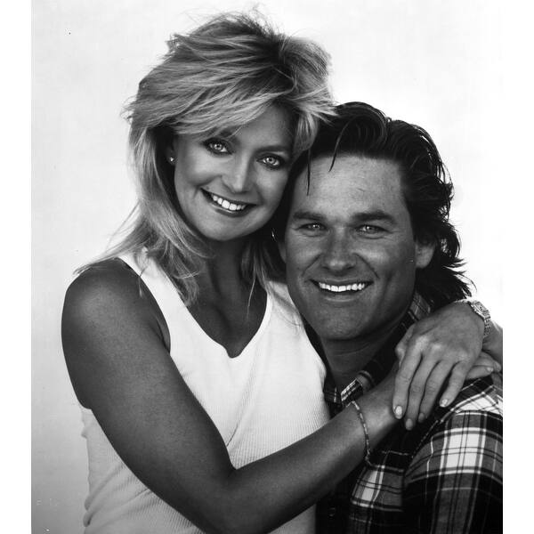 Shop A Portrait Of Goldie Hawn And Kurt Russell Photo Print