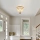 preview thumbnail 19 of 30, OYIPRO 3 - Light 12'' Bohemia Beaded Flush Mount Light Fixtures
