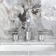 preview thumbnail 29 of 34, Kingston Brass Convergent Two-Handle 3-Hole Deck Mount Widespread Bathroom Faucet with Knurled Handle and Brass Pop-Up Drain
