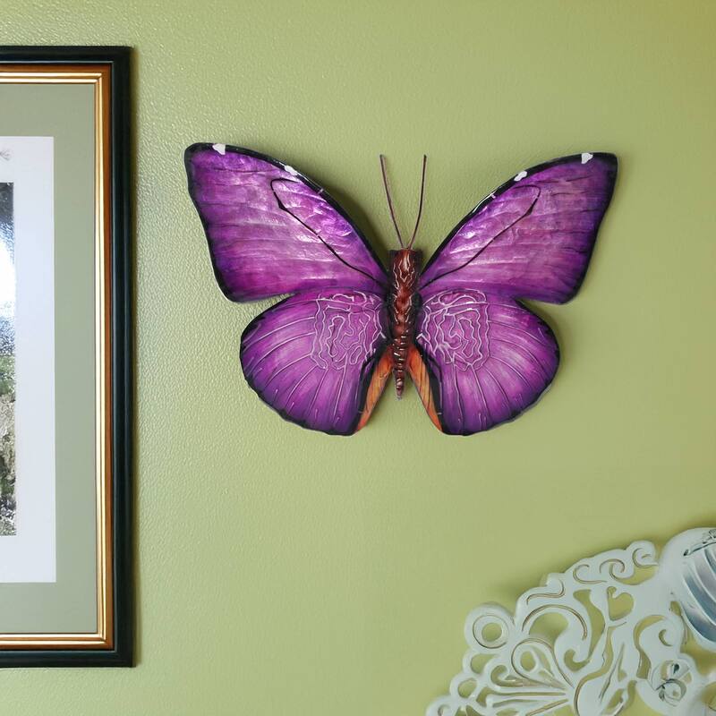 Butterfly Wall Decor Purple