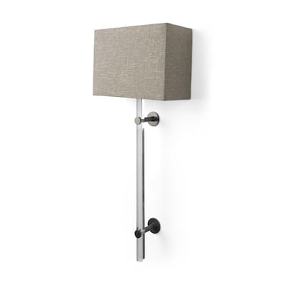 Kinsley Beige Shade W/Transparent Body Wall Sconce - 12.0L x 12.0W x 29.5H