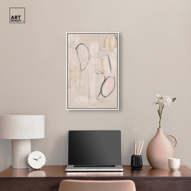 Faded Outlines II Canvas by Art Remedy