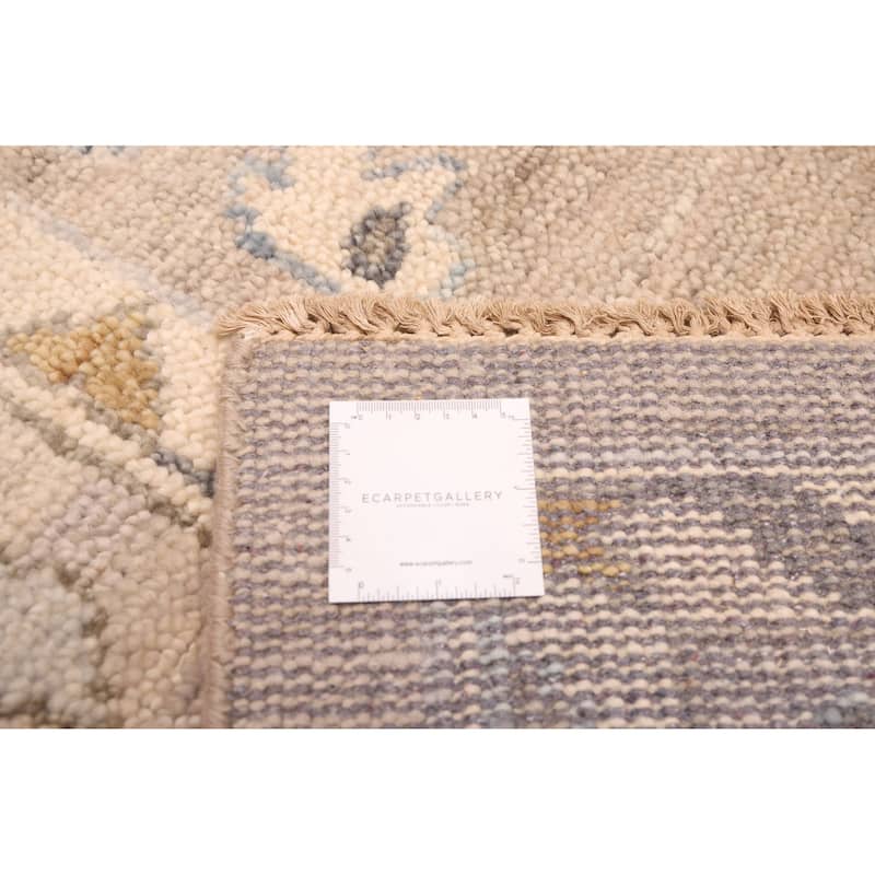 ECARPETGALLERY Hand-knotted Jules Serapi Taupe Wool Rug - 9'11 x 13'10