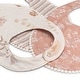 preview thumbnail 5 of 7, Violet Floral Cotton Baby Bib Set (3 Pack)