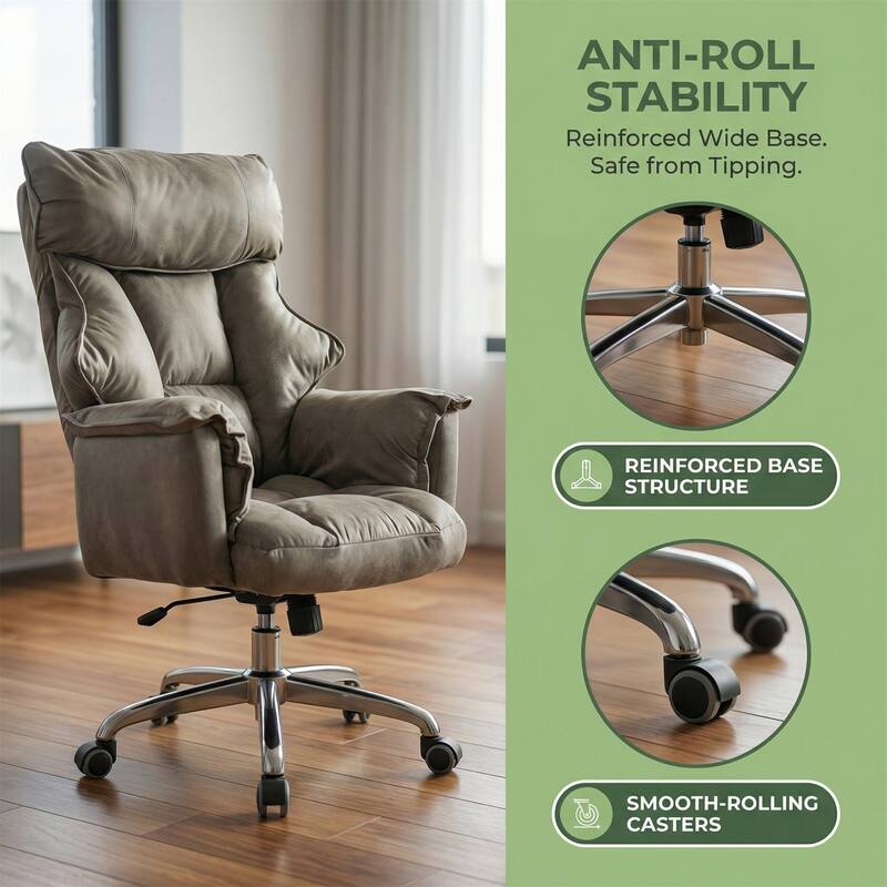 Modern 360-Degree Rotatable Computer Chair, Reclining Chair and Height Adjustment.