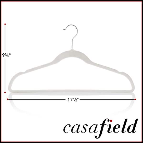 dimension image slide 0 of 3, 50 Velvet Suit Hangers SpaceSaving NonSlip Clothes Hangers
