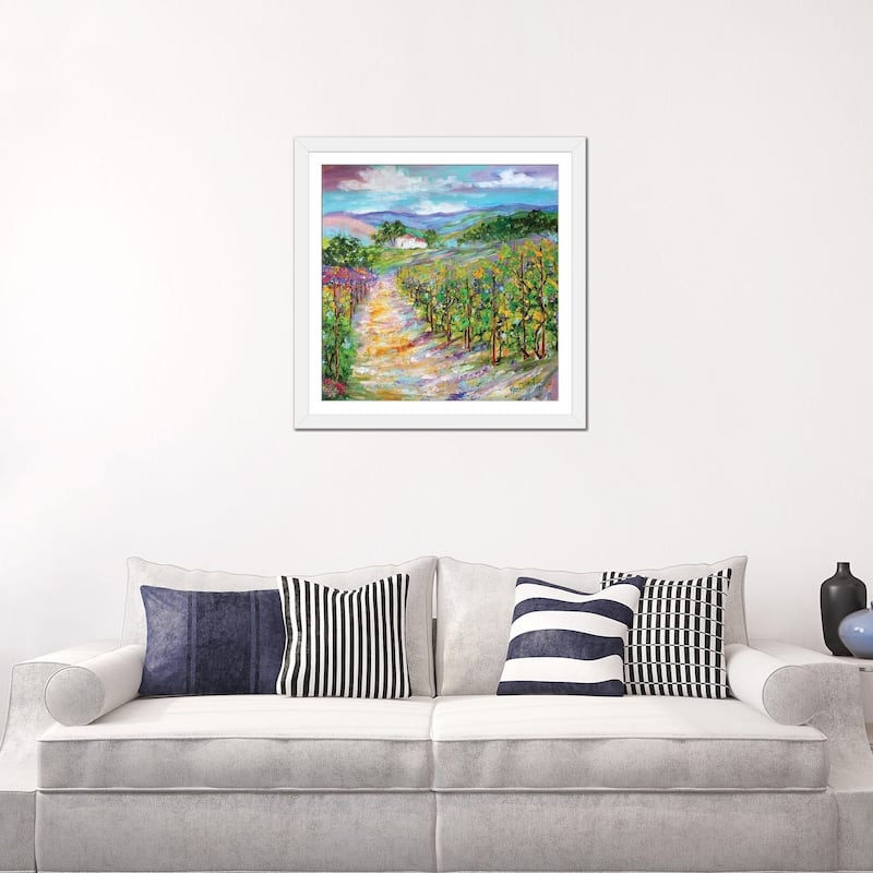 iCanvas "Original Oil Painting Napa Valley California" by Karen Tarlton