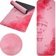 preview thumbnail 1 of 47, Millenti Yoga Mat, 6mm Thick Suede & TPE Texture Material Journey Pink