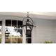 preview thumbnail 7 of 5, Rue De Royal 4-Light Earth Black Outdoor Hanging Lantern