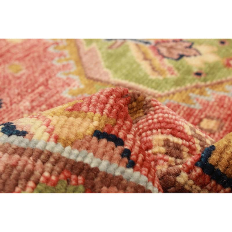 ECARPETGALLERY Hand-knotted Jules Serapi Red Wool Rug - 4'11 x 8'0