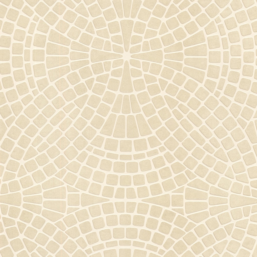 Brewster Hanley Sand Mosiac Tile Wallpaper - 20.5in x 396in x 0.025in