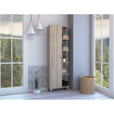 Portland 5-Shelf Linen Cabinet