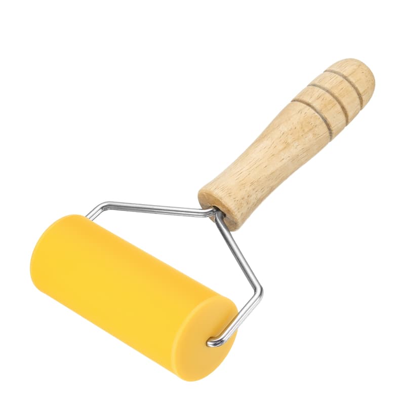 Rolling Pin 7.6" x 1.69" T-Maple Silicone Roller